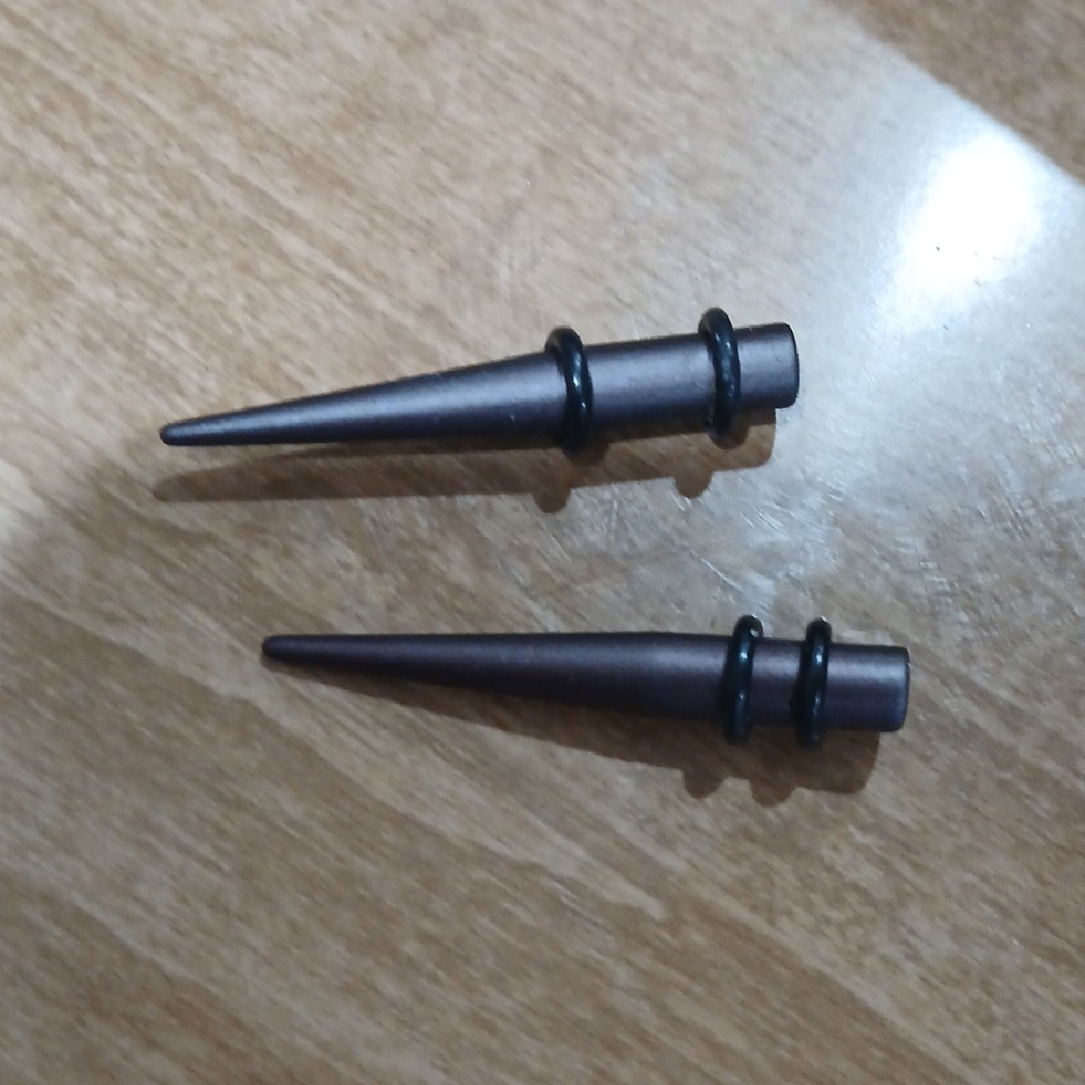 Dark Brown Ear Tapers